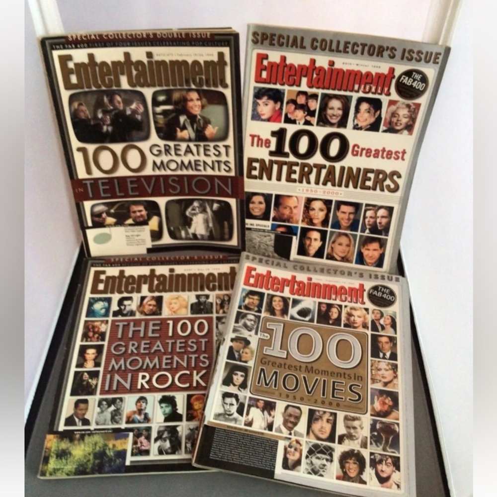 Entertainment Weekly Magazine "Greatest" editions from 1999, set of 4
